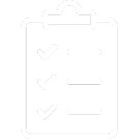 Clipboard icon showing actionable summary and next steps provided after the Founder Fit Call